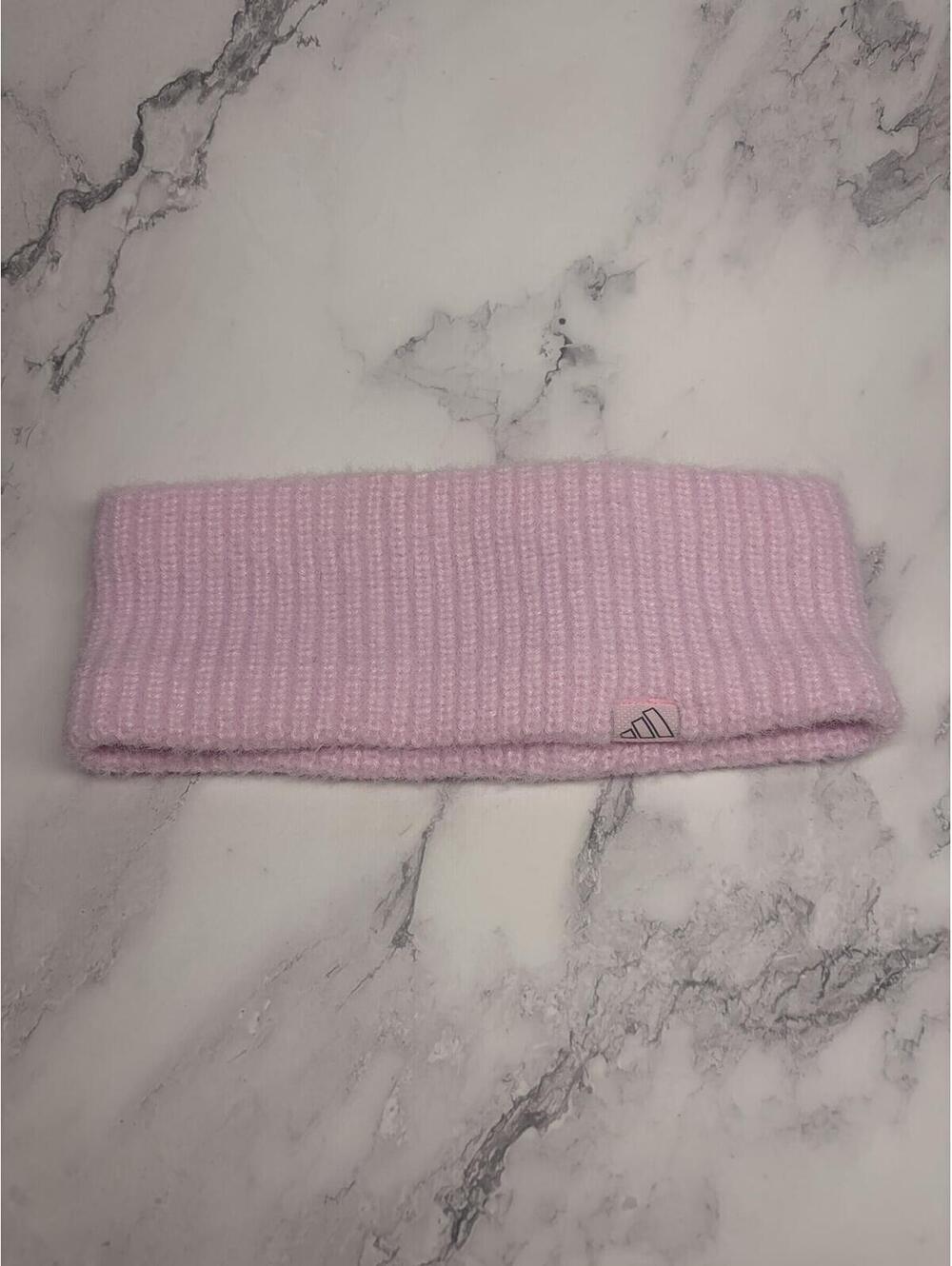 Adidas Women’s Fuzzy Headband Pink Fleece Lined OSFW Winter Ear Warmer NWT